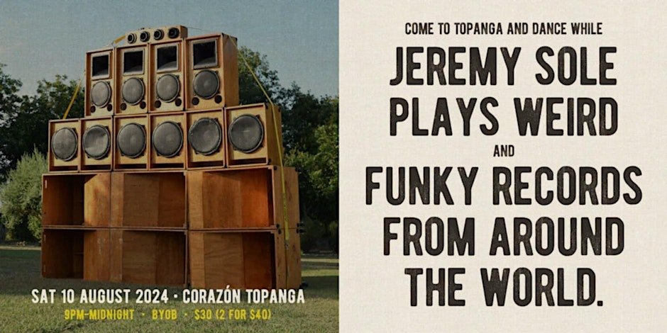 Jeremy Sole Topanga Nights at Corazon