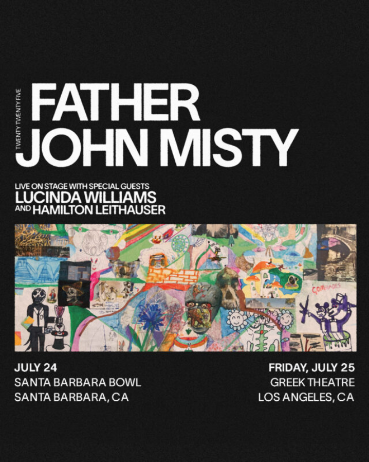 Father John Misty and Lucinda Williams at the Greek Theatre