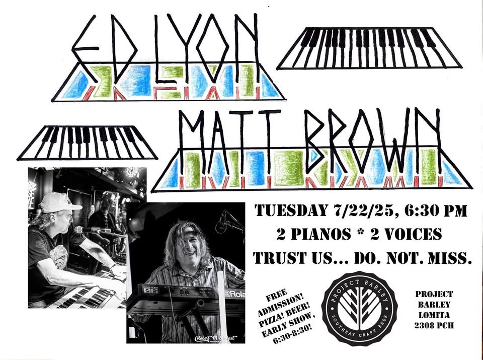 Ed Lyon, Matt Brown: 2 Pianos, 2 Voices