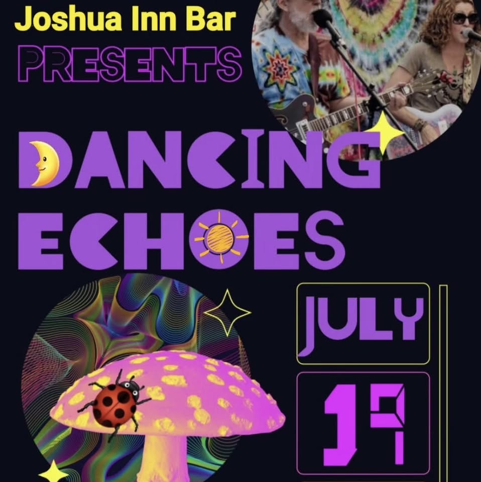 The Dancing Echoes play Grateful Dead tunes at the Joshua Inn in Hesperia on July 19th, 2025