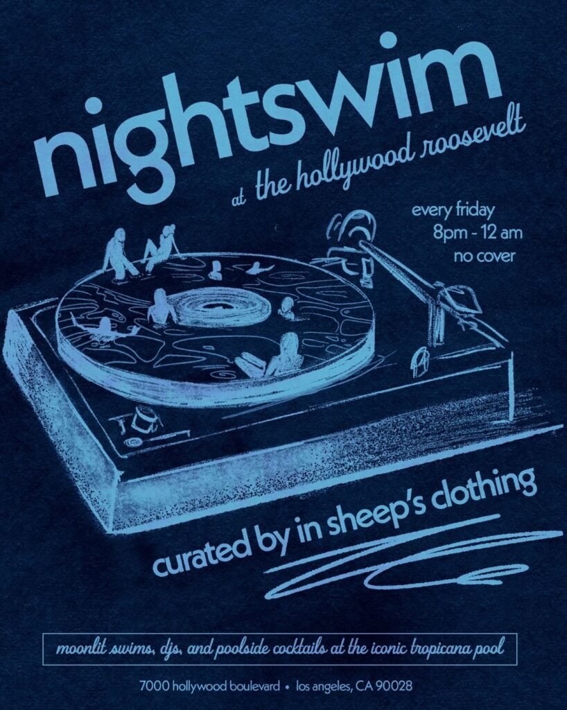 Nightswim at the Hollywood Roosevelt Nightswim at the Hollywood Roosevelt