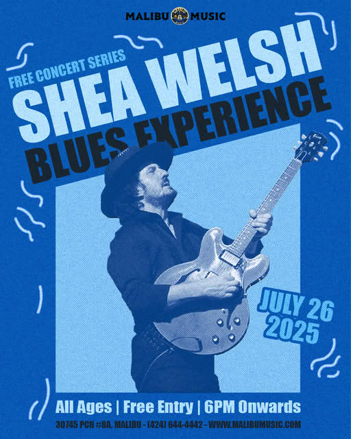Shea Welsh plays the Blues at Malibu Music