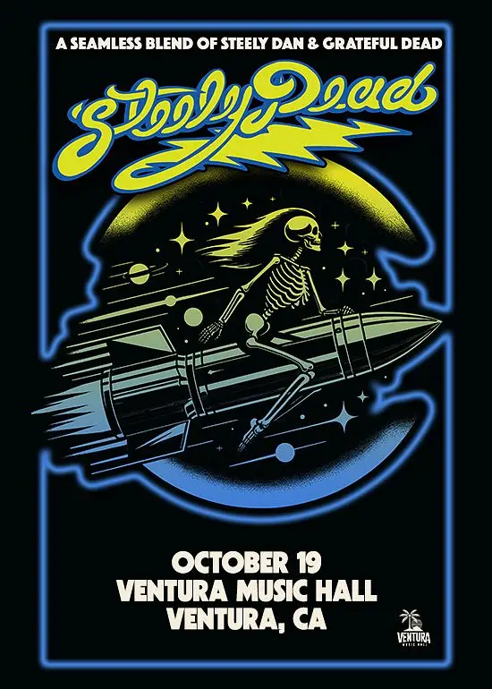 Steely Dead at the Ventura Music Hall October 19th, 2025