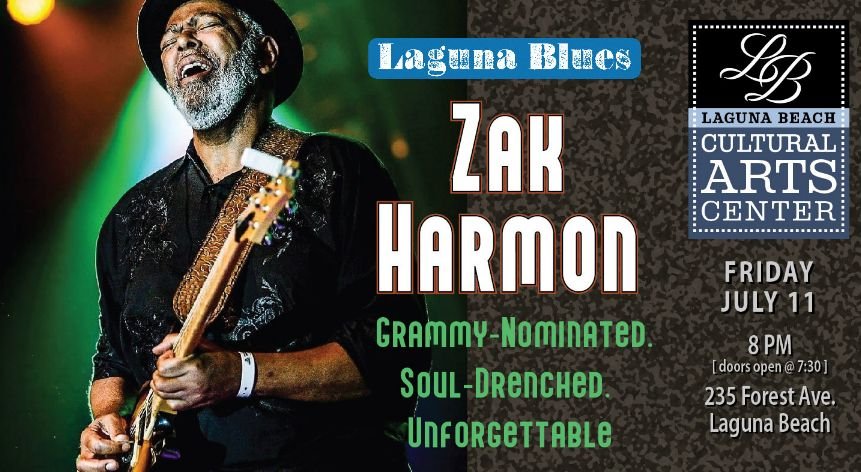 Laguna Blues: Zac Harmon Laguna Blues: Zac Harmon