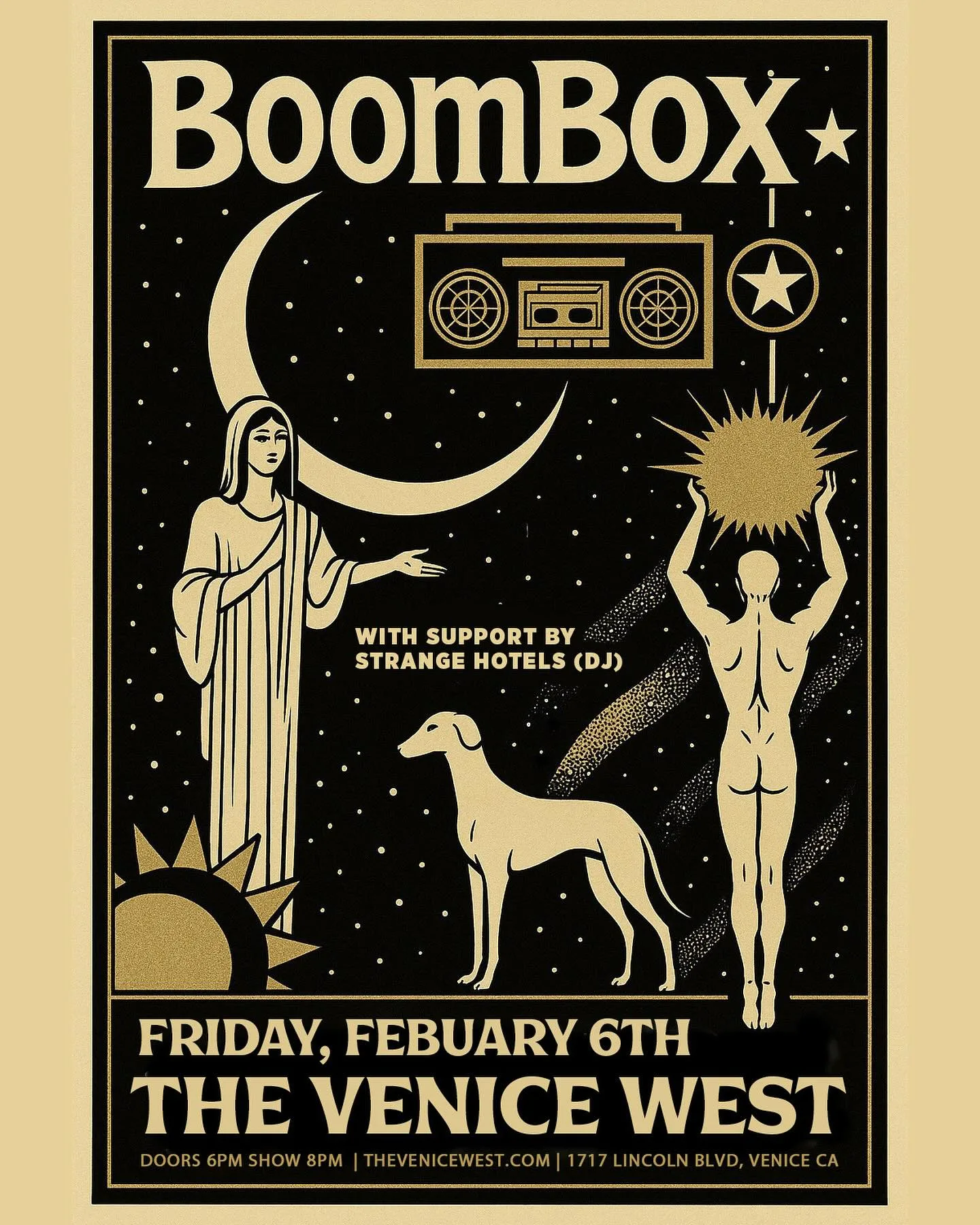 boombox-venice-west-resched Boombox and Strange Hotels rescheduled from October 10th