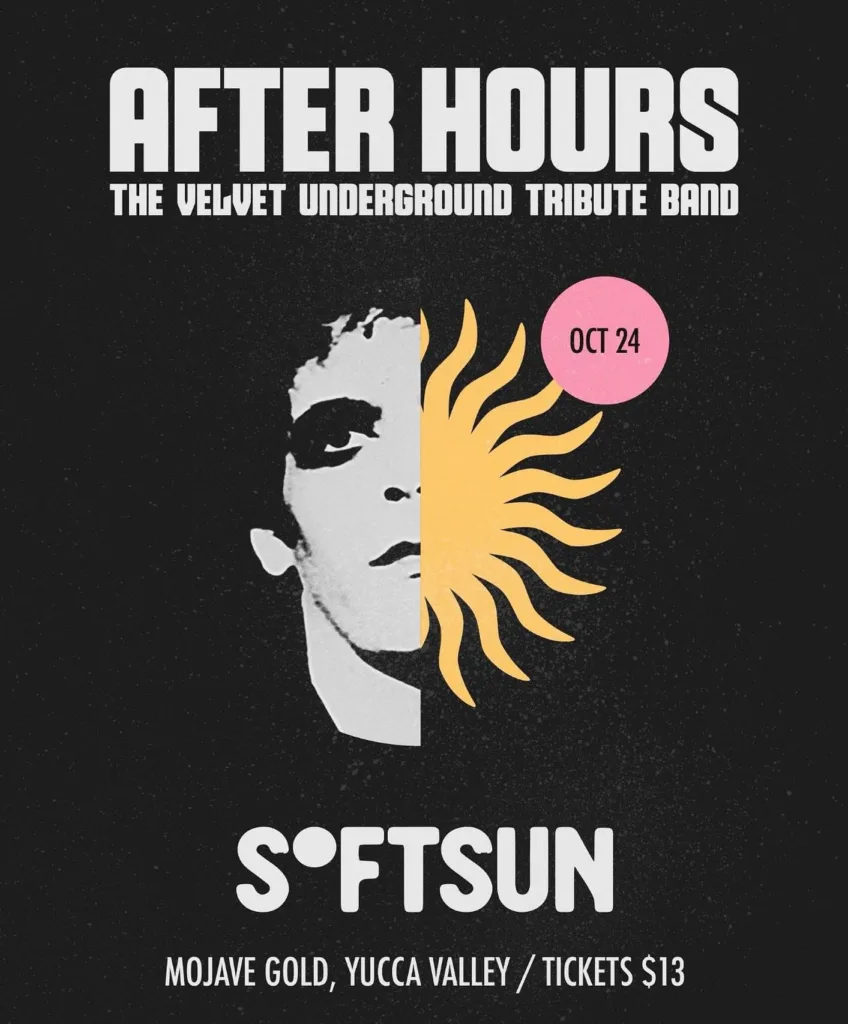 After Hours: A Velvet Underground Tribute Band + Soft Sun After Hours: A Velvet Underground Tribute Band + Soft Sun