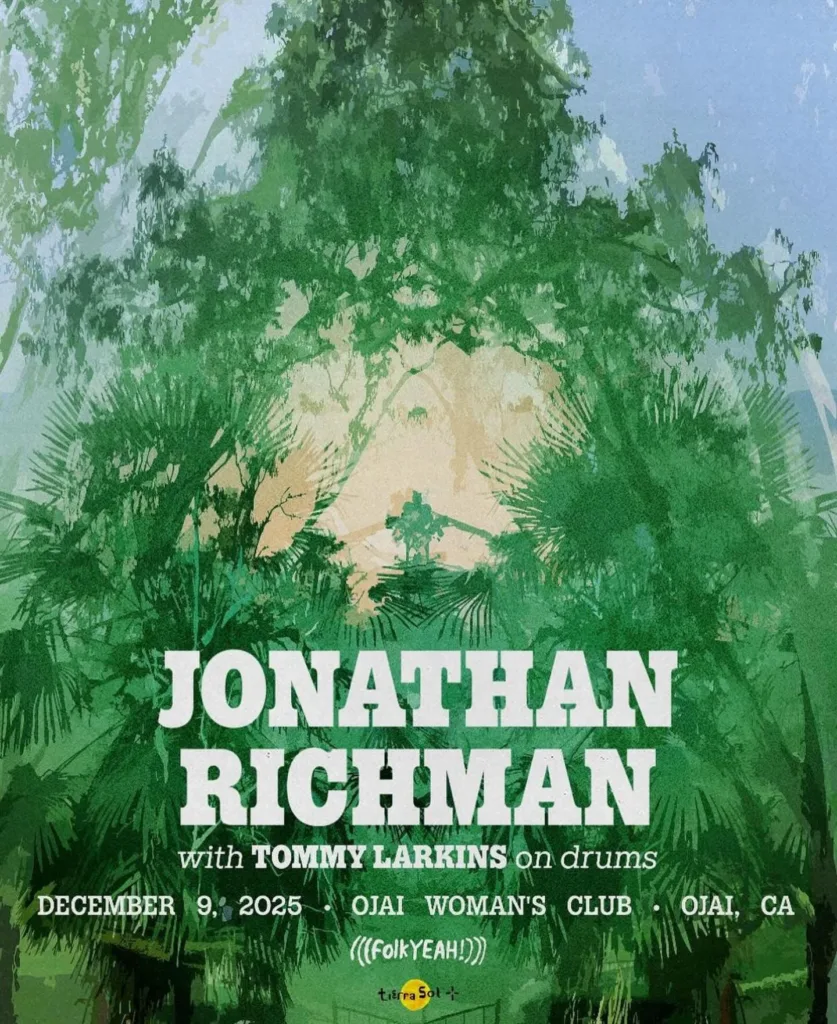 Ojai Women's Club hosts Jonathan Richman and Tommy Larkins