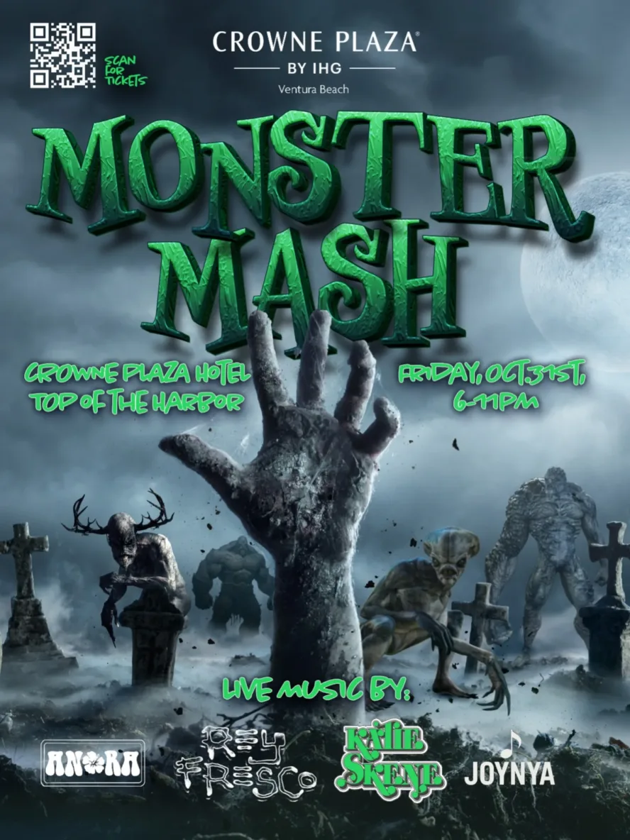 Crowne Plaza Monster Mash Ventura Halloween 2025 Rey Fresco Katie Skene Anora