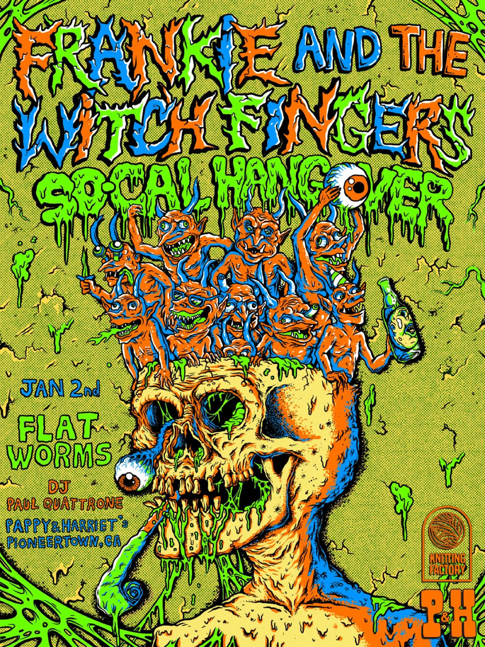 frankie-witch-flat-worms-pappy-harriets Frankie and the Witch Fingers with Flat Worms at Pappy and Harriet's