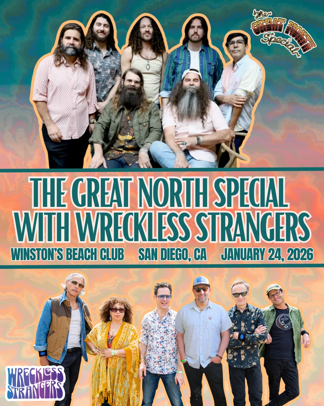 Great North Special and Wreckless Strangers at Winston's OB