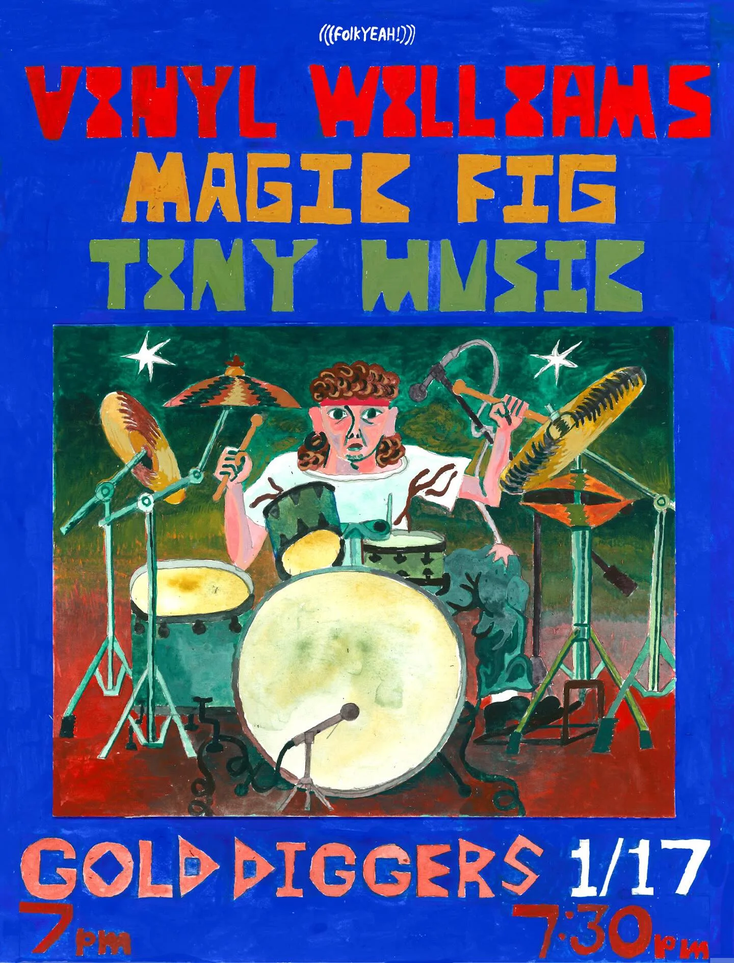 Vinyl Williams with Magic Fig and Tiny Music at Gold Diggers January 17th, 2026