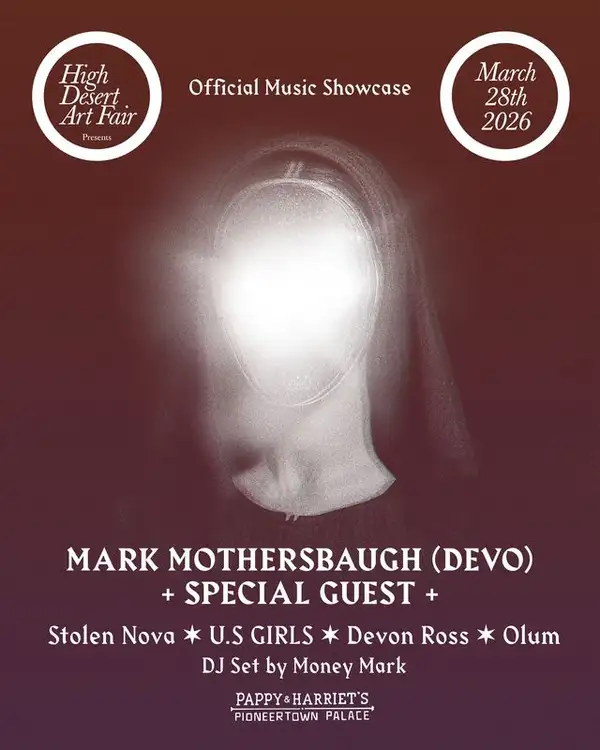 Mark Mothersbaugh ÖLÜM / Devon Ross / U.S. Girls / Stolen Nova at Pappy & Harriet's