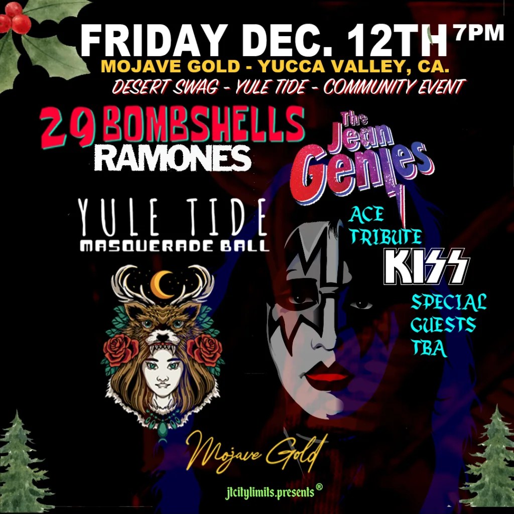 Yule-Tide Masquerade Ball: The Jean Genies + 29 Bombshells
