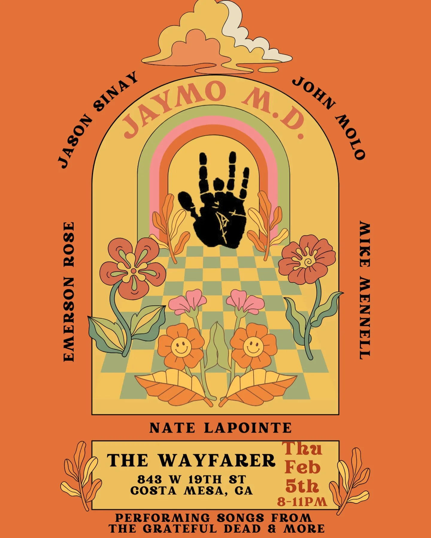 Jaymo MD with Emerson Rose and Nate LaPointe at the Wayfarer Costa Mesa