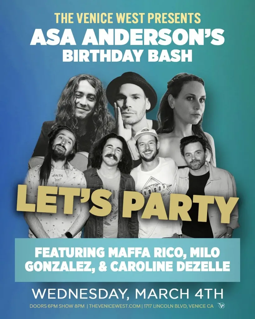 Asa Anderson + Maffa Rico + Milo Gonzales + Caroline Dezelle