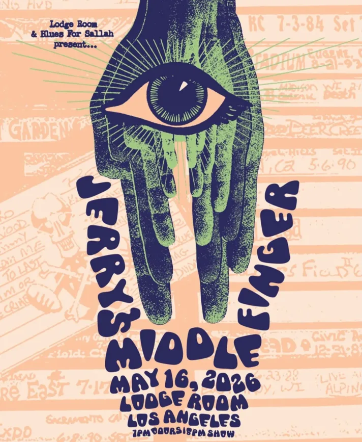 Jerry's Middle Finger at the Lodge Room