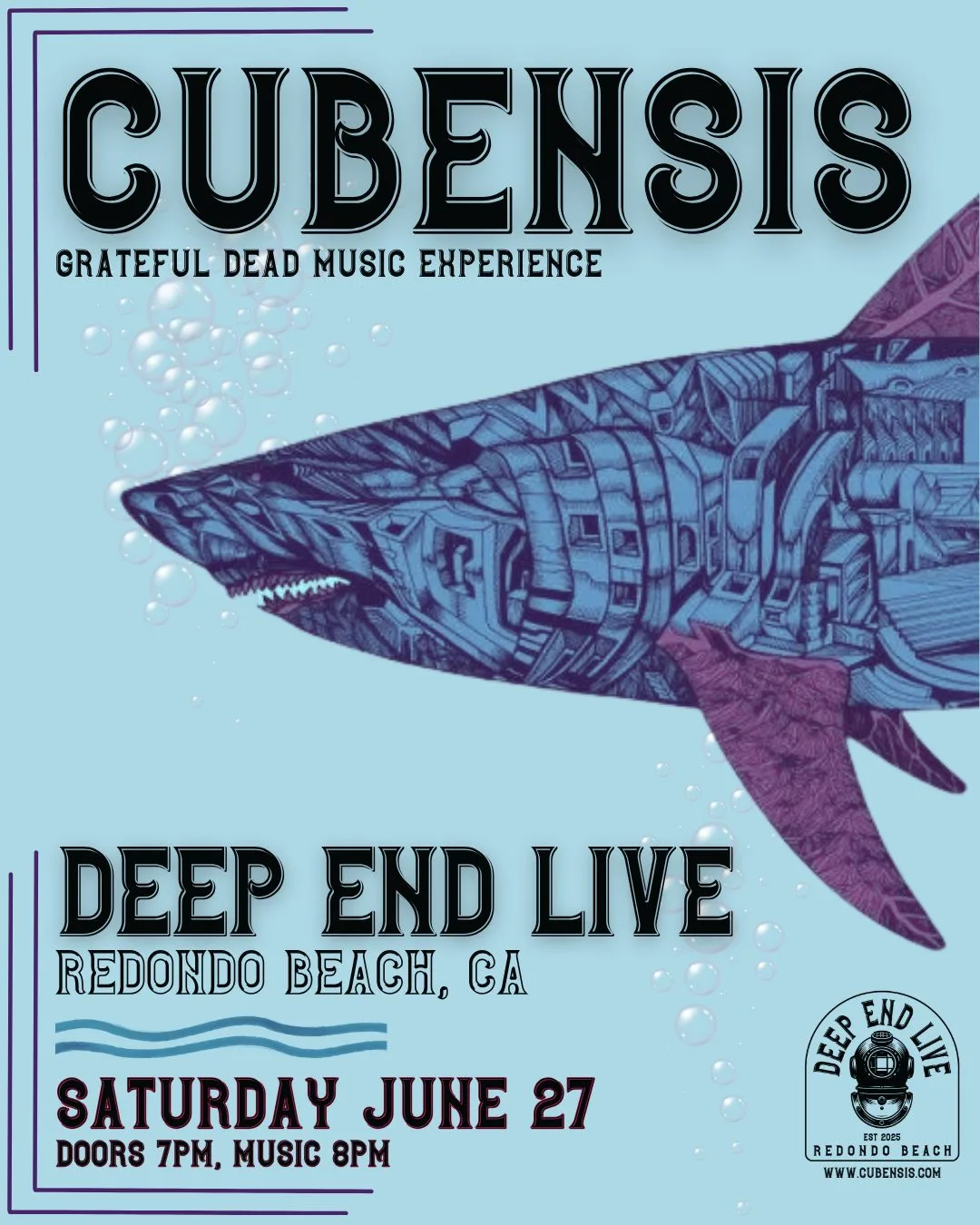 Cubensis at Deep End Live Redondo Beach