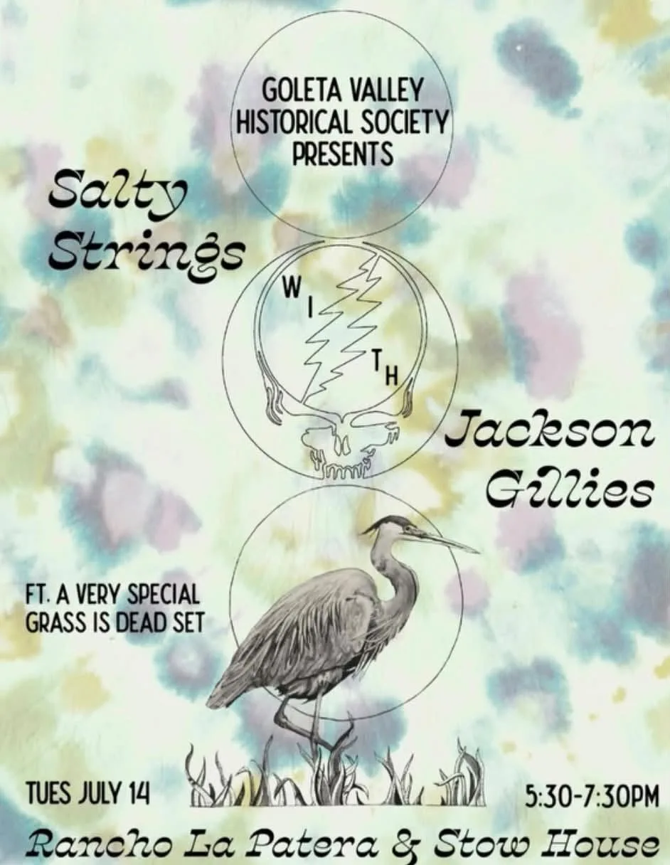 Goleta Valley Historical Society - Salty Strings and Jackson Gillies