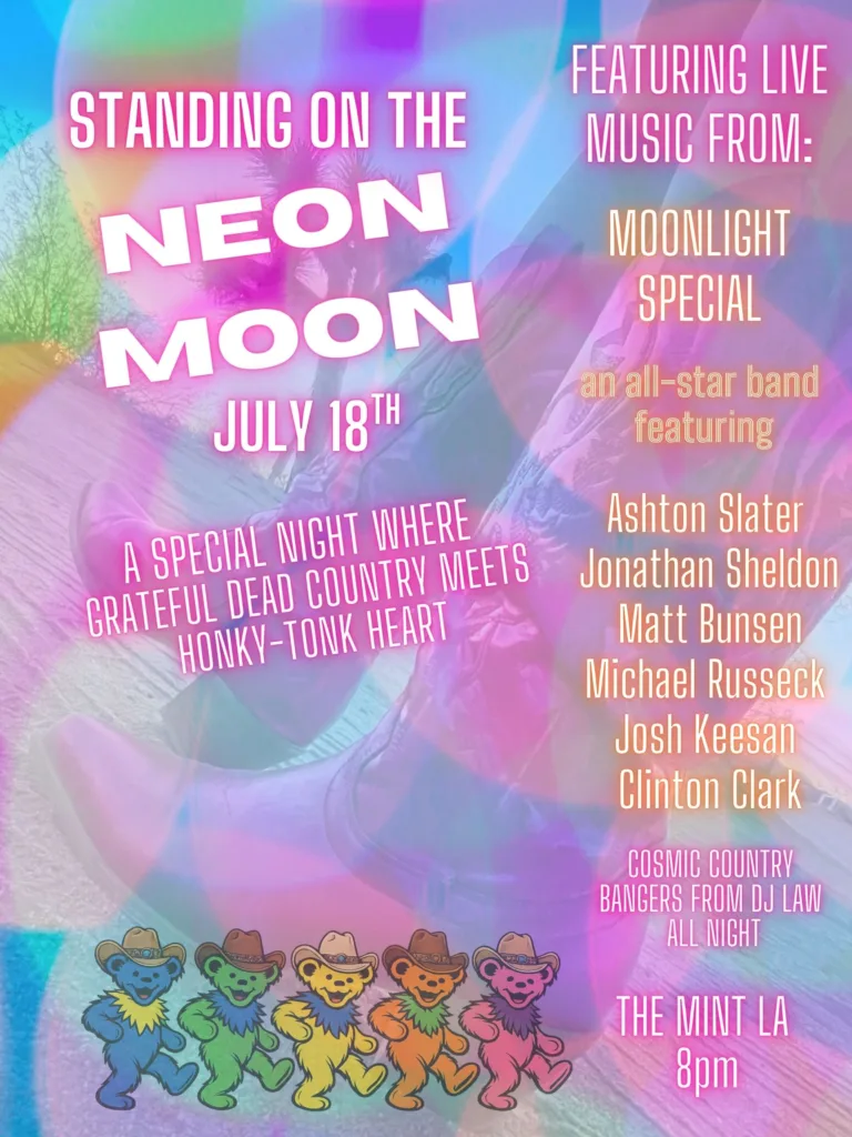 Moonlight Special Grateful Dead honky tonk at the Mint