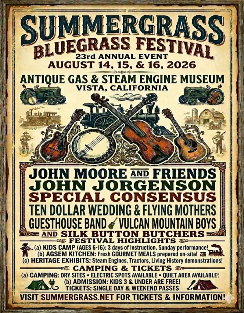 23rd Annual Summergrass Festival