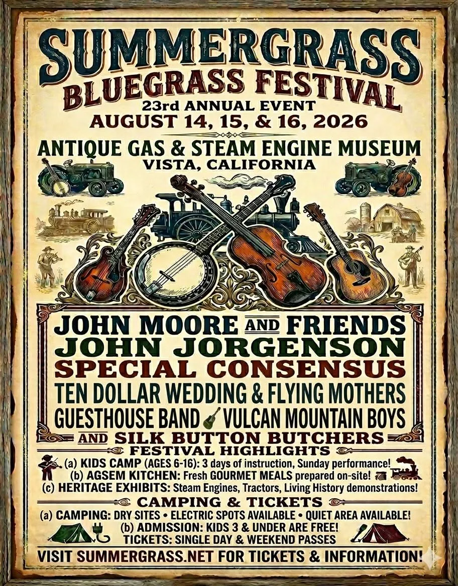 Summergrass Bluegrass Festival 2026