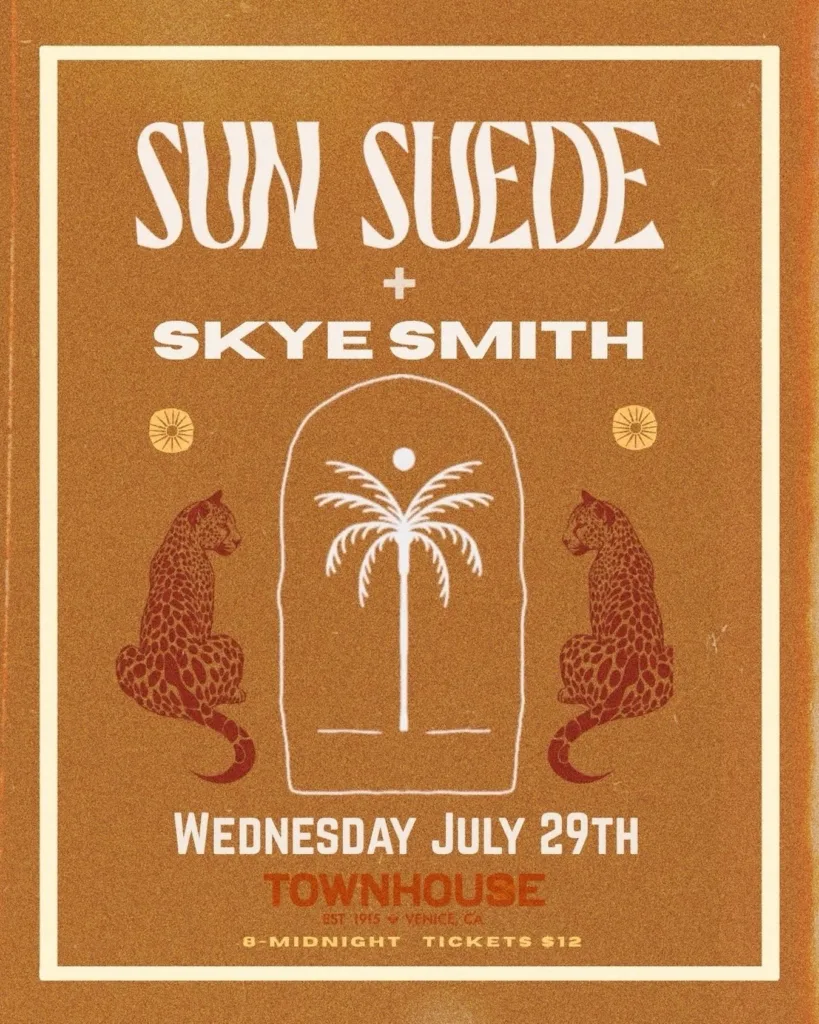 Sun Suede at the Del Monte Speakeasy, Townhouse Venice