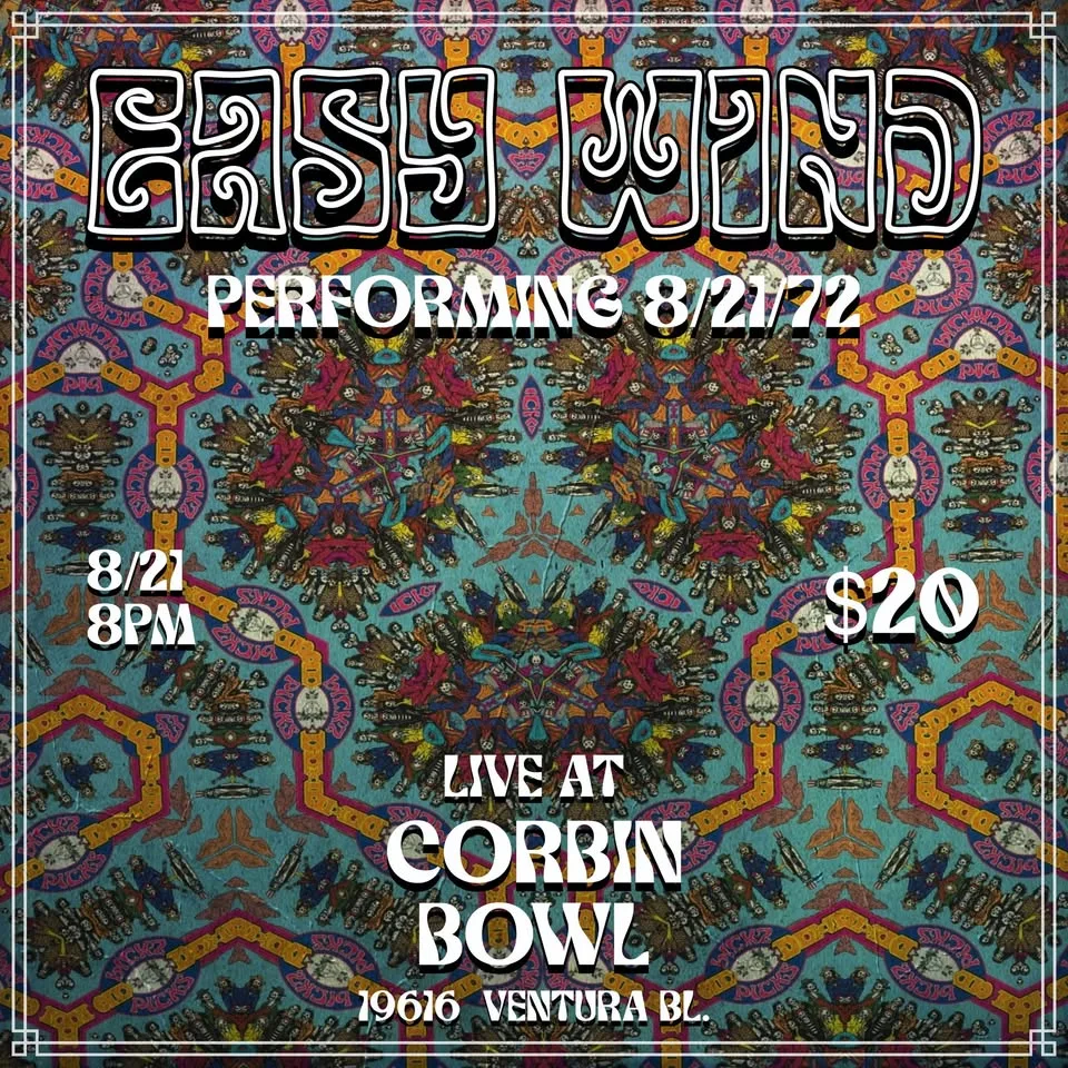 Easy Wind Performs 8/21/72 at Corbin Bowl