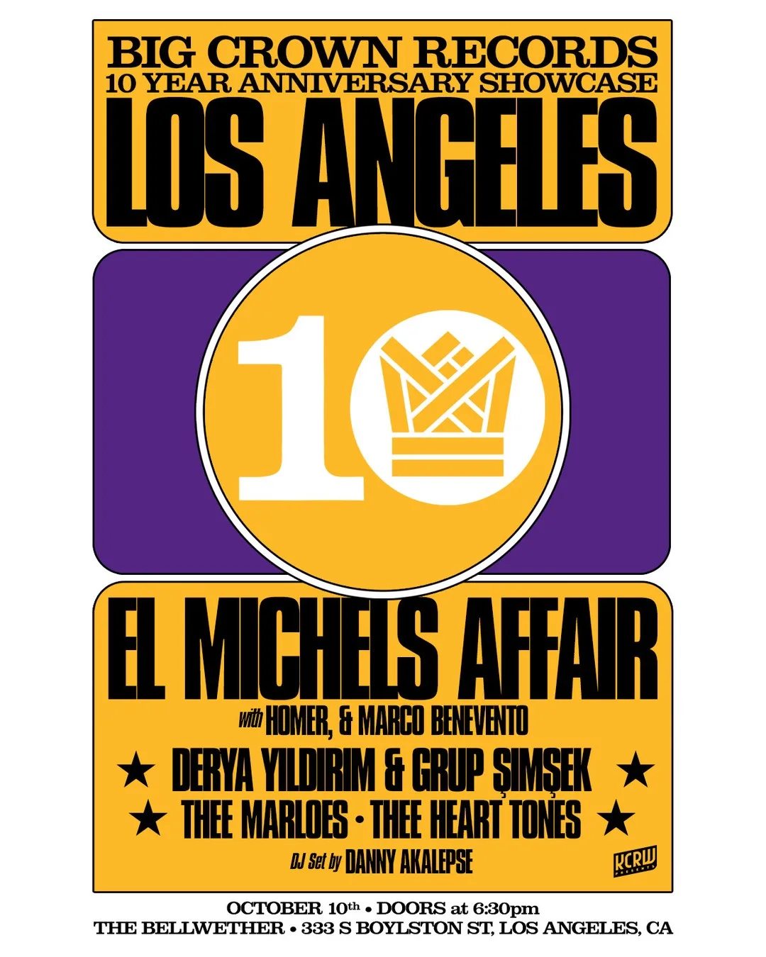 Big Crown Records El Michels, Benevento and Brainstory at the Bellwether