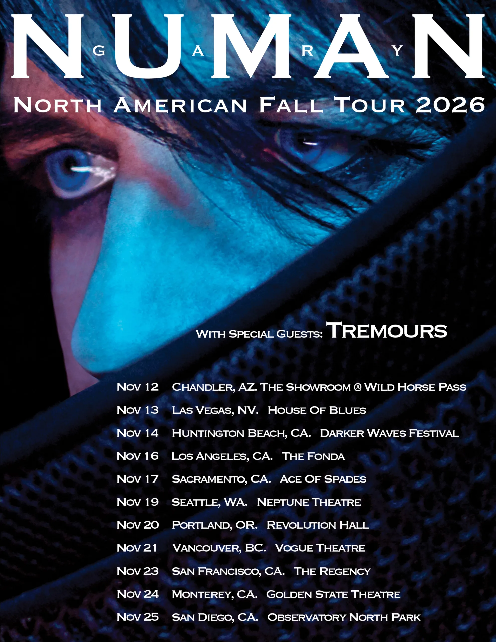 Gary Numan Tremours Los Angeles