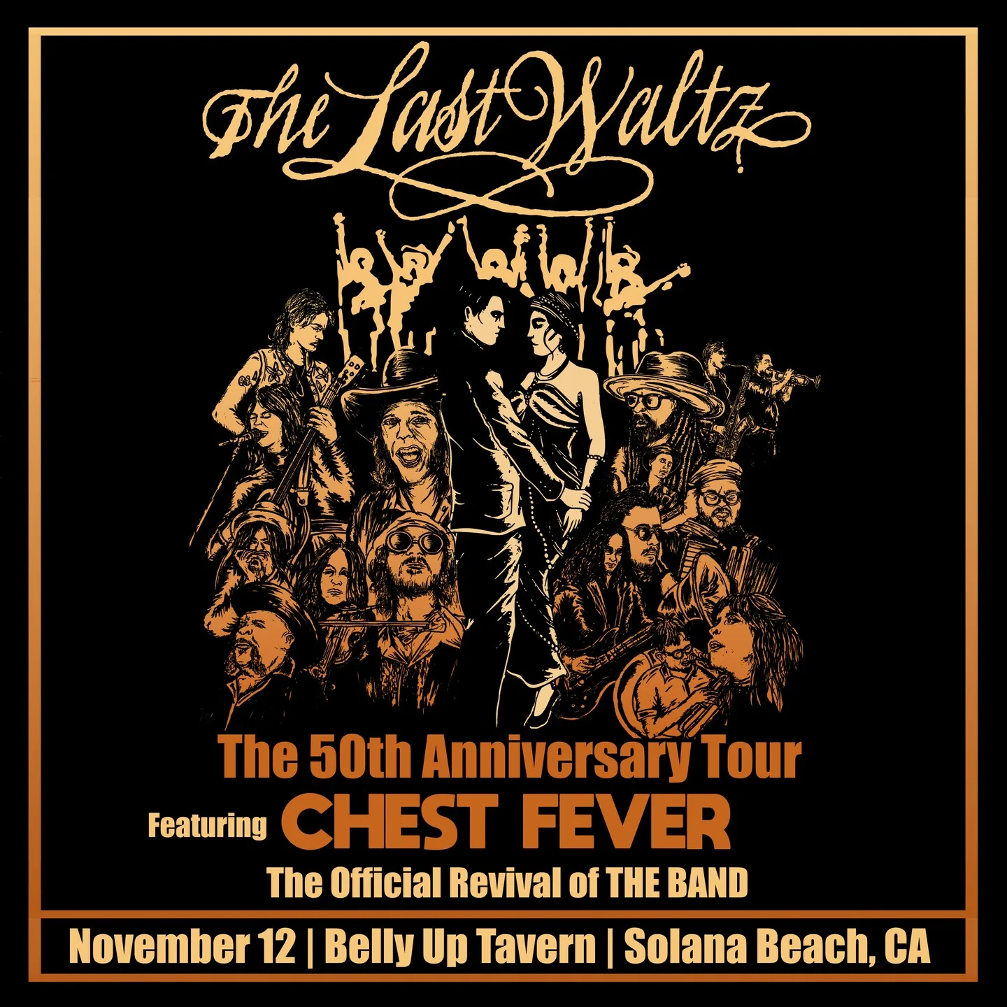 Chest Fever at the Belly Up doing Last Waltz 2026